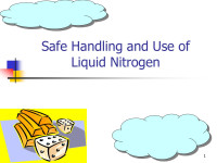 Valued Gateway Client — Safe Handling and Use of Liquid Nitrogen