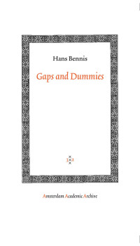 Bennis, Hans. — Gaps and Dummies