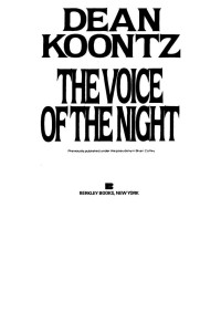 Dean Koontz — The Voice of the Night
