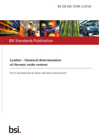The British Standards Institution — ﻿BS EN ISO 5398‑3:2018﻿