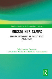 Carlo Spartaco Capogreco; — Mussolini's Camps