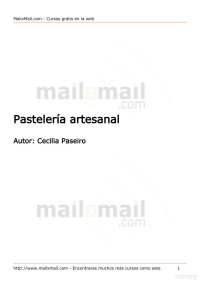 Cecilia Paseiro — Pastelería artesanal