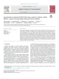 Zixuan Zhang — Exceptionally accelerated Fe(III)/Fe(II) redox couple by niobium carbide MXene: A green and long-lasting enhanced Fenton oxidation