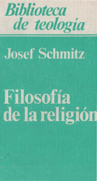 José Schmitz — Filosofía de la religión