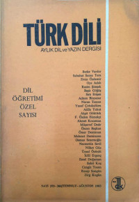 Kolektif — Türk Dili - Aylık Fikir ve Edebiyat Dergisi Cilt:47 Sayı 379-384