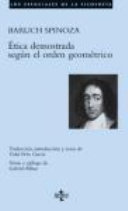 Benedict de Spinoza — ETICA