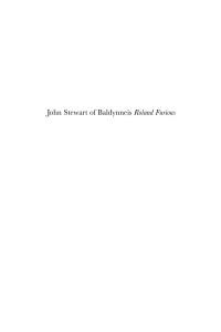 Heddle, Donna; — John Stewart of Baldynneis Roland Furious