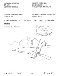 Patrick C. Douaud — Ethnolinguistic profile of the Canadian Metis