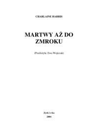 Martwy az do zmroku — Harris Charlaine - 01