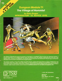 Gary Gygax — T1 - The Village of Hommlet