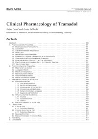 S Grond A Sablotzki — Clin Pharmacokinet 2004; 43 (13): 879-923