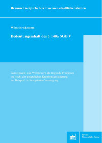 Wibke Kreikebohm — Bedeutungsinhalt des § 140a SGB V