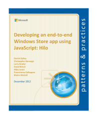 Microsoft Corporation — Developing an end-to-end Windows Store app using JavaScript - Hilo