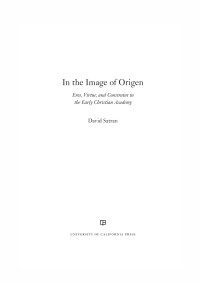 Satran, David — In the Image of Origen