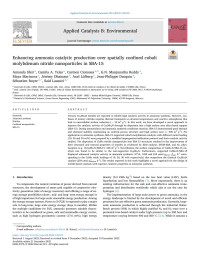 Amanda Sfeir — Enhancing ammonia catalytic production over spatially confined cobalt molybdenum nitride nanoparticles in SBA-15