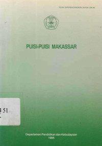 Muhammad Sikki & Nasruddin — Puisi-Puisi Makassar