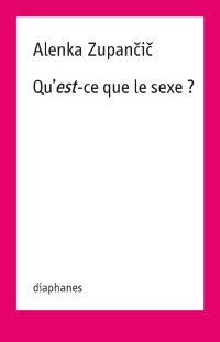 Alenka Zupancic (Author) & Sybille Flamand (Translator) — Qu’est-ce que le sexe ?