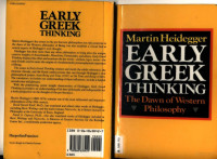 Early Greek Thinking [The Dawn Of Western Philosophy] — Early Greek Thinking [The Dawn Of Western Philosophy]