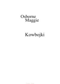 Osborne Maggie — Kowbojki