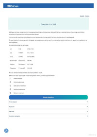 BMJ OnExamination — BMJ OnExamination Assessment MRCP II NEPHROLOGY