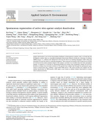 Kai Feng — Spontaneous regeneration of active sites against catalyst deactivation