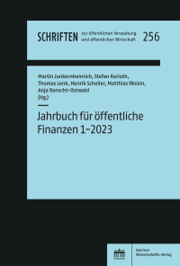 Junkernheinrich / Korioth / Lenk — Schriften zur öffentlichen Verwaltung und öffentlichen Wirtschaft