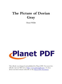 Oscar Wilde — The Picture of Dorian Gray