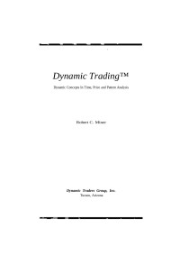 Robert C. Miner — Dynamic Trading