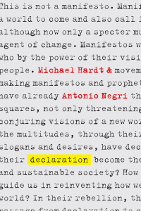 Hardt, Michael; Negri, Antonio; — Declaration