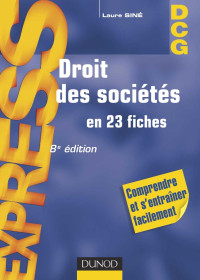 Laure Siné — Droit des sociétés - DCG 2 - 8e édition