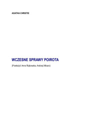 Nieznany — 1Ch.A Wczesne sprawy Poirota