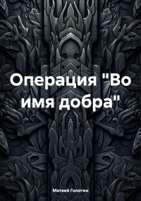 Матвей Анатольевич Голотин — Операция «Во имя добра»