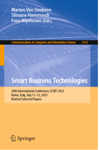 Marten Van Sinderen, Slimane Hammoudi, Fons Wijnhoven — Smart Business Technologies - Communications in Computer and Information Science, Volume 2132