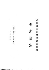 Unknown — 马克思主义哲学基本原理系统图表