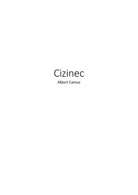 Albert Camus — Cizinec