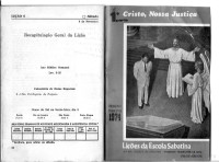 lição escola sabatina 1974 - 1º trimestre parte 1 - Cristo nossa justiça — lição escola sabatina 1974 - 1º trimestre parte 1 - Cristo nossa justiça