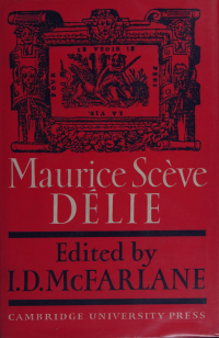 Scève, Maurice, active 16th century — Délie