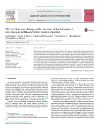 Jacob Anibal & Henry G. Romero & Nathaniel D. Leonard & Cenk Gumeci & Barr Halevi & Scott Calabrese Barton — Effect of silica morphology on the structure of hard-templated, non-precious metal catalysts for oxygen reduction