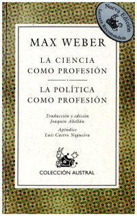 Max Weber — La ciencia como profesión