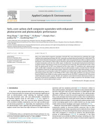 Peng Zhang & Lijie Wang & Xi Zhang & Changlu Shao & Junhua Hu & Guosheng Shao — SnO2-core carbon-shell composite nanotubes with enhanced photocurrent and photocatalytic performance