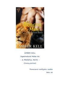 Madlen — Microsoft Word - Amber Kell - Supernatural Mates 02 - A Prideful Mate