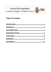 Administrator — Microsoft Word - Practical SEH exploitation.doc