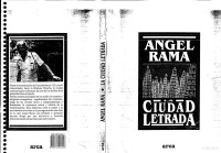 Angel Rama — La ciudad Letrada