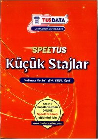 TUSDATA — SPEETUS KÜÇÜK STAJLAR