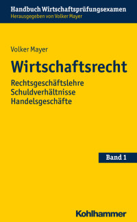 Volker Mayer — Wirtschaftsrecht