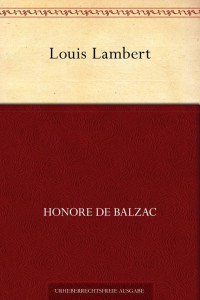 Balzac, Honoré de — Louis Lambert