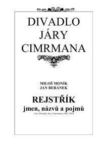 Cimrman_Jara — Cimrman_Jara - Rejstrik jmen nazvu a poj