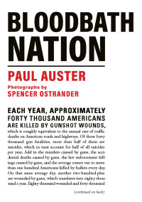 Paul Auster — Bloodbath Nation