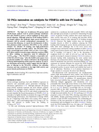 Jin Huang1†, Bosi Peng1,2†, Thomas Stracensky3, Zeyan Liu1, Ao Zhang1, Mingjie Xu4,5, Yang Liu1, Zipeng Zhao1, Xiangfeng Duan2,6, Qingying Jia3 and Yu Huang1,6 — 1D PtCo nanowires as catalysts for PEMFCs with low Pt loading