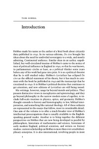 Tom Sorell [Sorell, Tom] — The Cambridge Companion to Hobbes